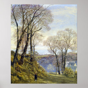 John Brett Februar in der Insel von Wight Poster