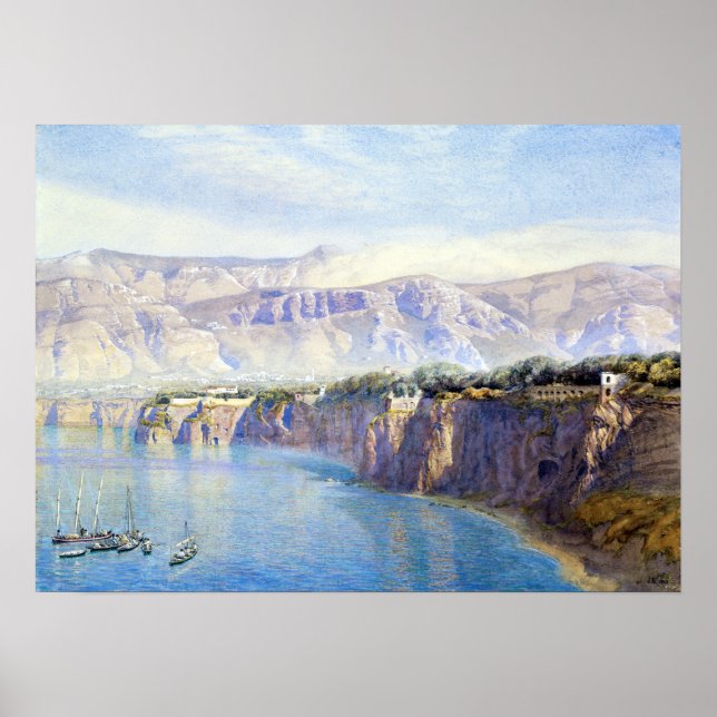 John Brett Near Sorrento Poster (Vorne)