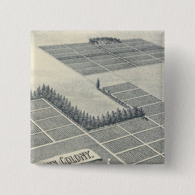 John Brown Colony, Madera, Kalifornien Button (Vorderseite)