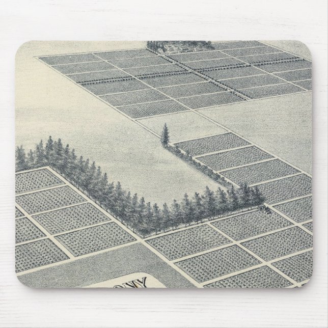 John Brown Colony, Madera, Kalifornien Mousepad (Vorne)