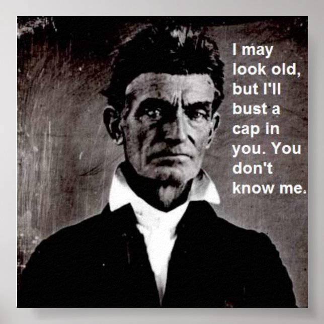 John Brown Poster (Vorne)