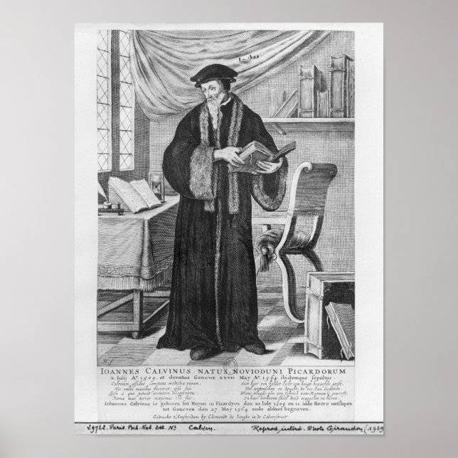 John Calvin Poster (Vorne)