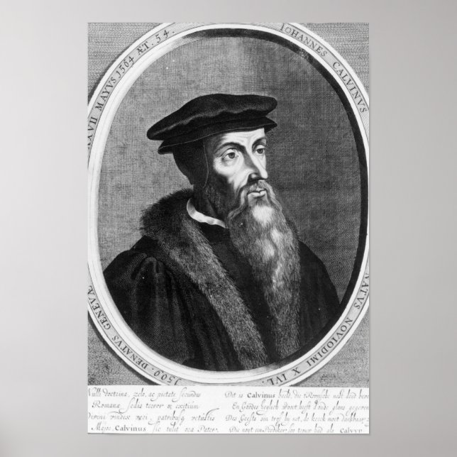 John Calvin Poster (Vorne)