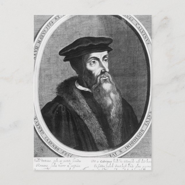 John Calvin Postkarte (Vorderseite)