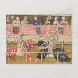 John Chalon (England) und Lois de Beul (Frankreich Postkarte