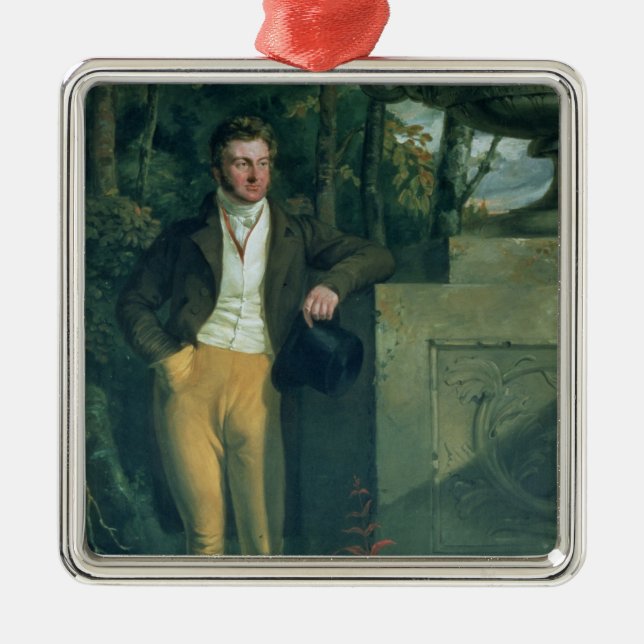 John Charles, 3. Graf Spencer Ornament Aus Metall (Vorne)
