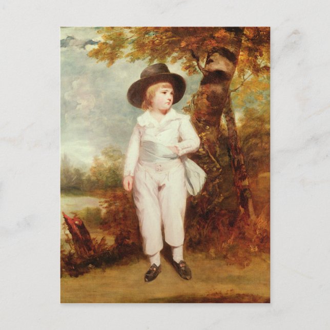 John Charles Spencer, Viscount Althorp, 1786 Postkarte (Vorderseite)