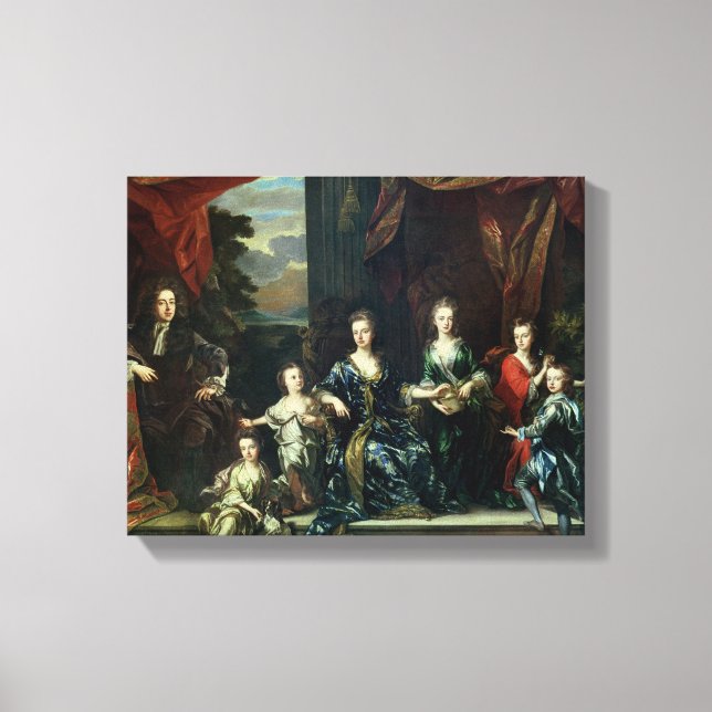 John Churchill Erster Herzog von Marlborough Leinwanddruck (Vorderseite)