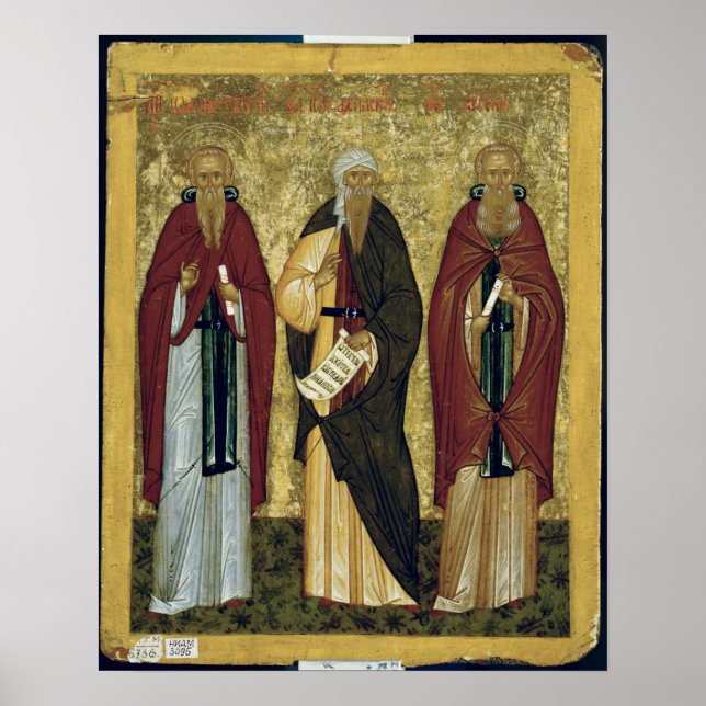 John Climacus St. John of Damaskus Poster (Vorne)