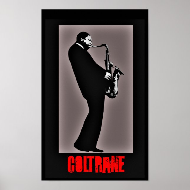 John Coltrane Jazz Poster (Vorne)
