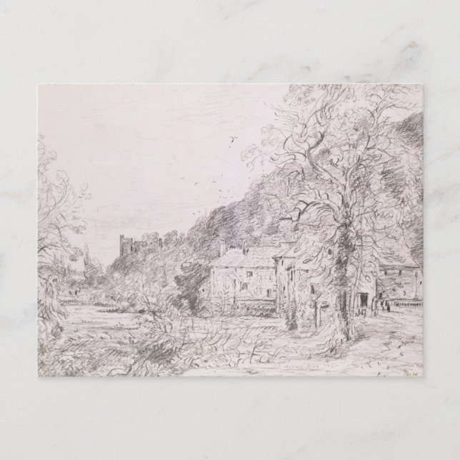 John Constable Arundel Mill and Castle, 1835 Postkarte (Vorderseite)