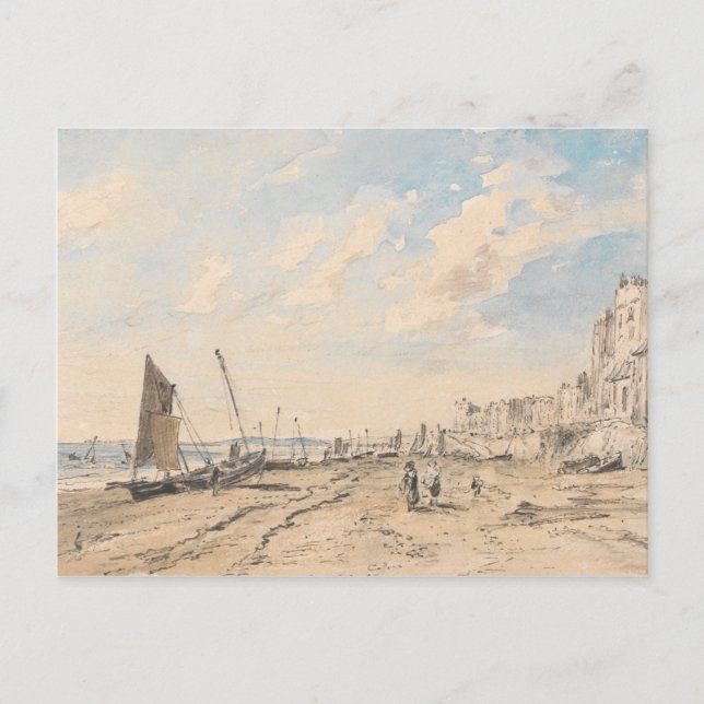 John Constable - Brighton Beach Looking West Postkarte (Vorderseite)