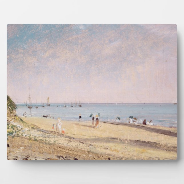 John Constable | Brighton Beach (Öl auf Leinwand) Fotoplatte (Vorderseite)
