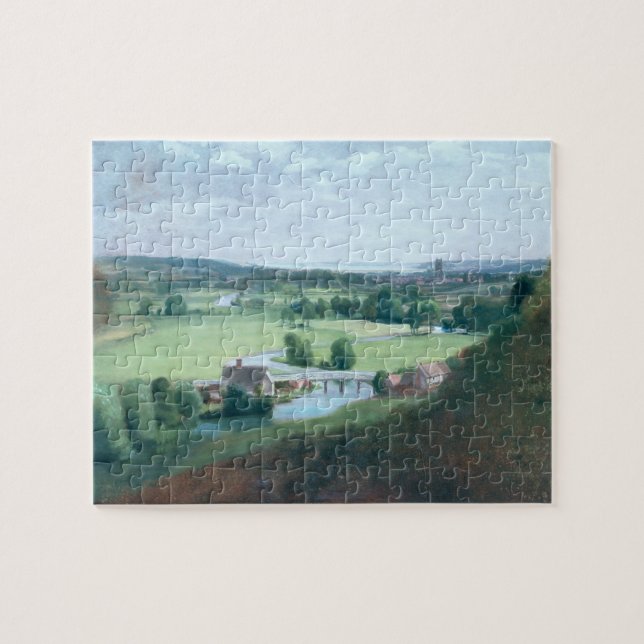 John Constable | das Tal des Stour mit Dedh Puzzle (Horizontal)