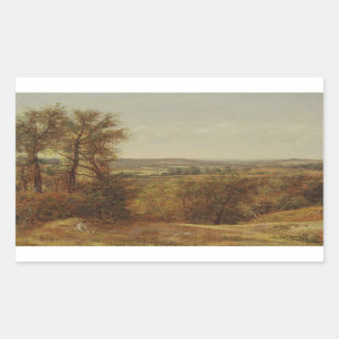 John Constable - Dedham Vale Rechteckiger Aufkleber