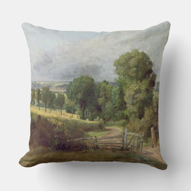 John Constable | der Eingang zum Fenn-Weg Kissen (Vorderseite)