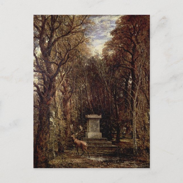 John Constable | Der Zenotaph zu Reynolds Speicher Postkarte (Vorderseite)