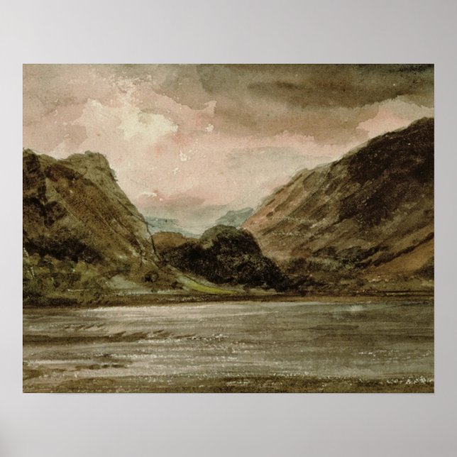 John Constable | Derwentwater, Cumberland, c.1806 Poster (Vorne)