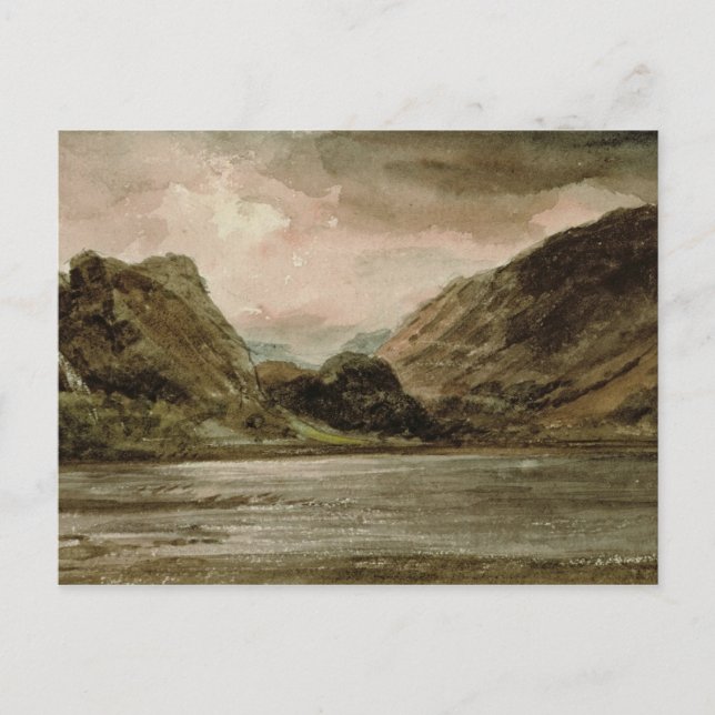 John Constable | Derwentwater, Cumberland, c.1806 Postkarte (Vorderseite)