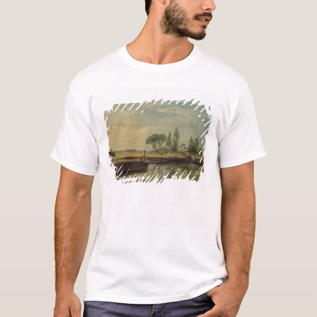 John Constable | ein Lastkahn unter Flatford T-Shirt (Vorderseite)