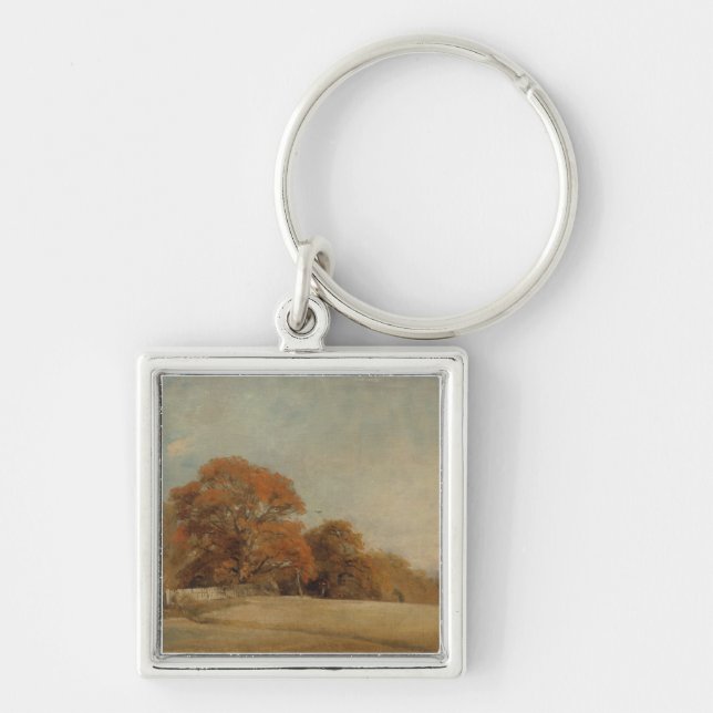 John Constable | eine herbstliche Landschaft an Schlüsselanhänger (Vorne)