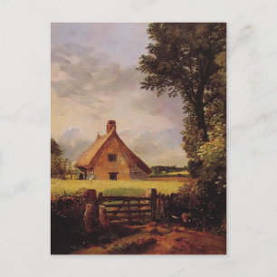 John Constable - Eine Hütte in einem Cornfield Postkarte