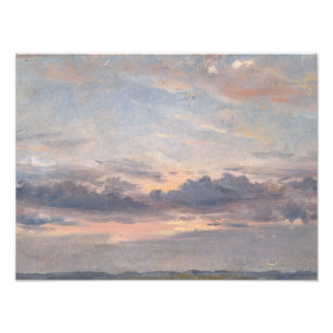 John Constable - eine Wolken-Studie, Fotodruck