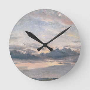 John Constable   eine Wolken-Studie, Runde Wanduhr