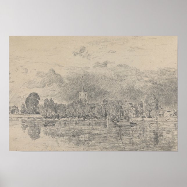 John Constable - Fulham Church Poster (Vorne)