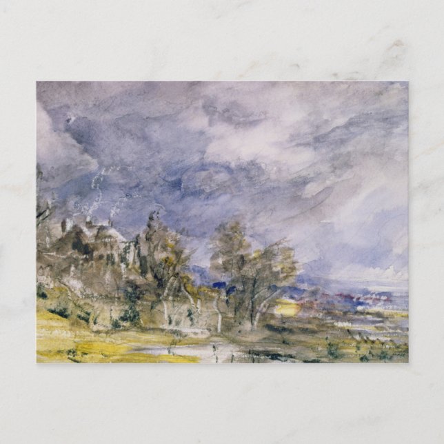John Constable | Hampstead Heath von nahe Well Wa Postkarte (Vorderseite)
