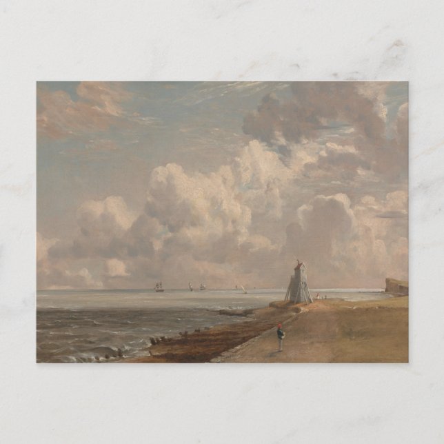 John Constable - Harwich - The Low Lighthouse Postkarte (Vorderseite)