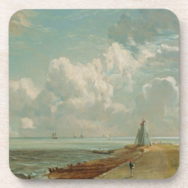 John Constable| Harwich, The Low Lighthouse und B Untersetzer (Vorderseite)