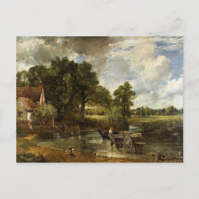 John Constable Hay Wain Postkarte (Vorderseite)