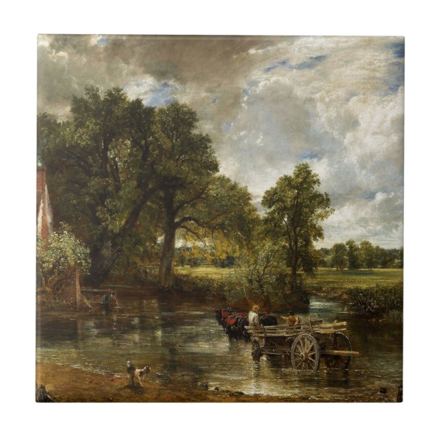 John Constable Heuwagen Fliese (Vorderseite)