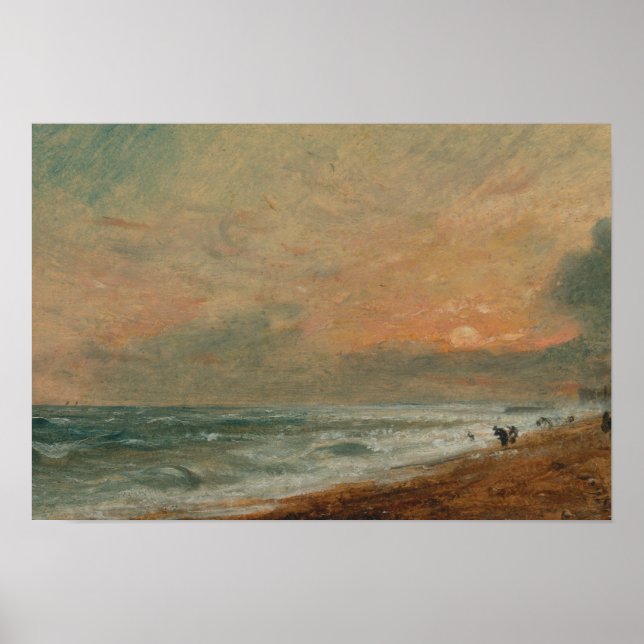 John Constable - Hove Beach Poster (Vorne)