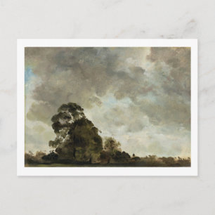 John Constable   Landschaft in Hampstead, Tree und Postkarte