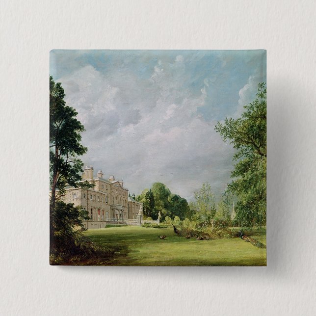 John Constable | Malvern Hall, Warwickshire, 1821 Button (Vorderseite)