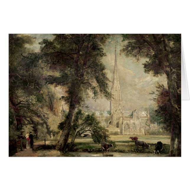 John Constable | Salisbury Kathedrale aus dem Bisc (Vorderseite (Horizontal))