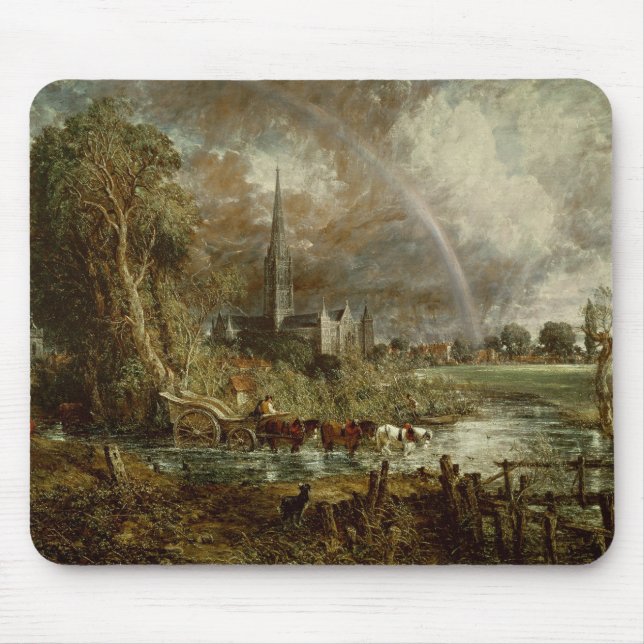 John Constable | Salisbury Kathedrale aus der Stra Mousepad (Vorne)
