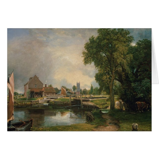 John Constable | Schleuse Dedham und Mill, 1820 (Vorderseite (Horizontal))