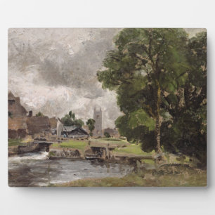 John Constable Schleuse Dedham und Mill Fotoplatte