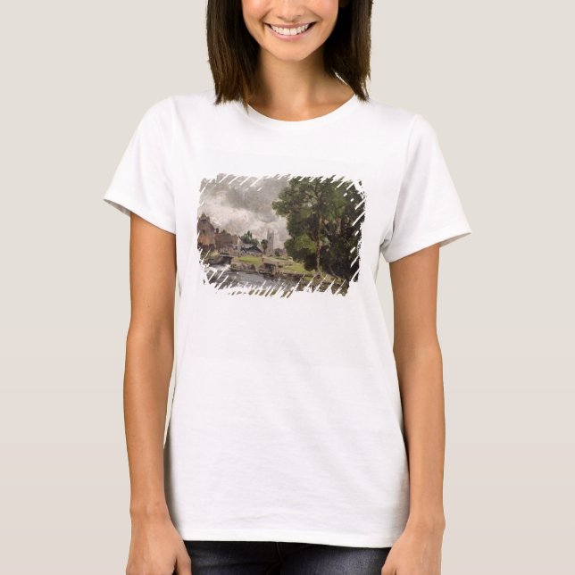 John Constable | Schleuse Dedham und Mill T-Shirt (Vorderseite)