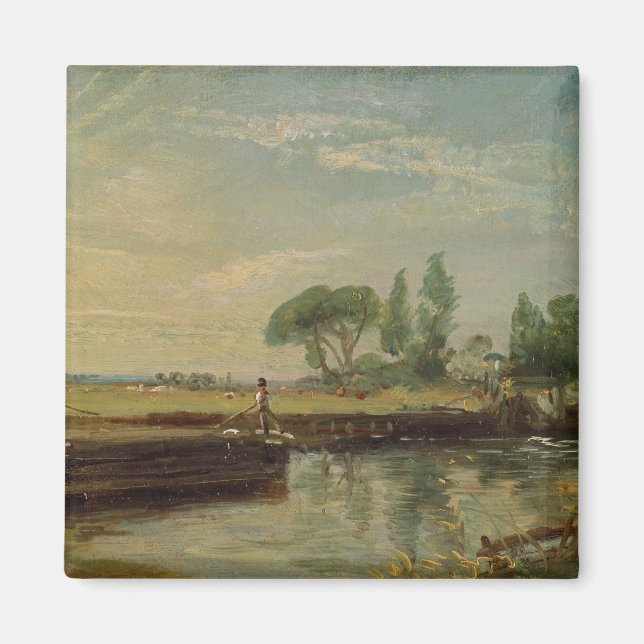John Constable | Schleuse Flatford, c.18 Magnet (Vorne)