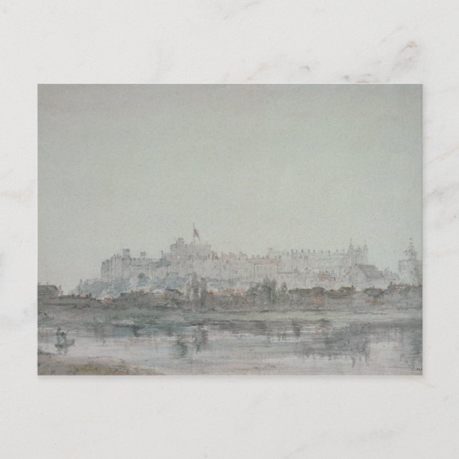 John Constable | Schloss Windsor aus dem Fluss, 19 Postkarte (Vorderseite)