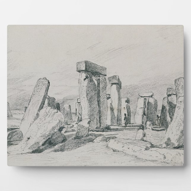 John Constable | Stonehenge, Wiltshire, 1820 (zeic Fotoplatte (Vorderseite)