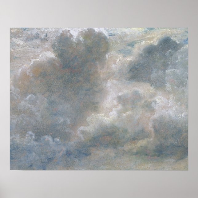 John Constable | Study of Cumulus Clouds, 1822 (oi Poster (Vorne)