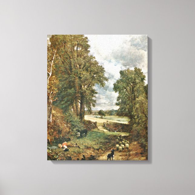 John Constable - The Cornfield Leinwanddruck (Vorderseite)