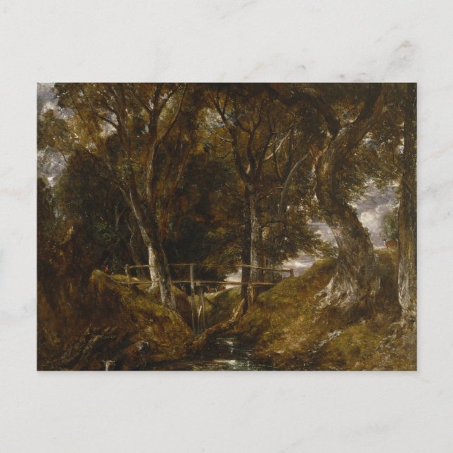 John Constable - The Dell at Helmingham Park Postkarte (Vorderseite)