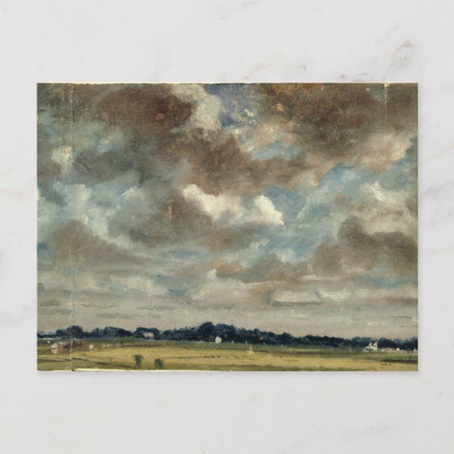 John Constable | Umfassende Landschaft mit Grau Cl Postkarte (Vorderseite)