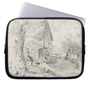 John Constable Watermill bei Newbury (Bleistift) Laptopschutzhülle